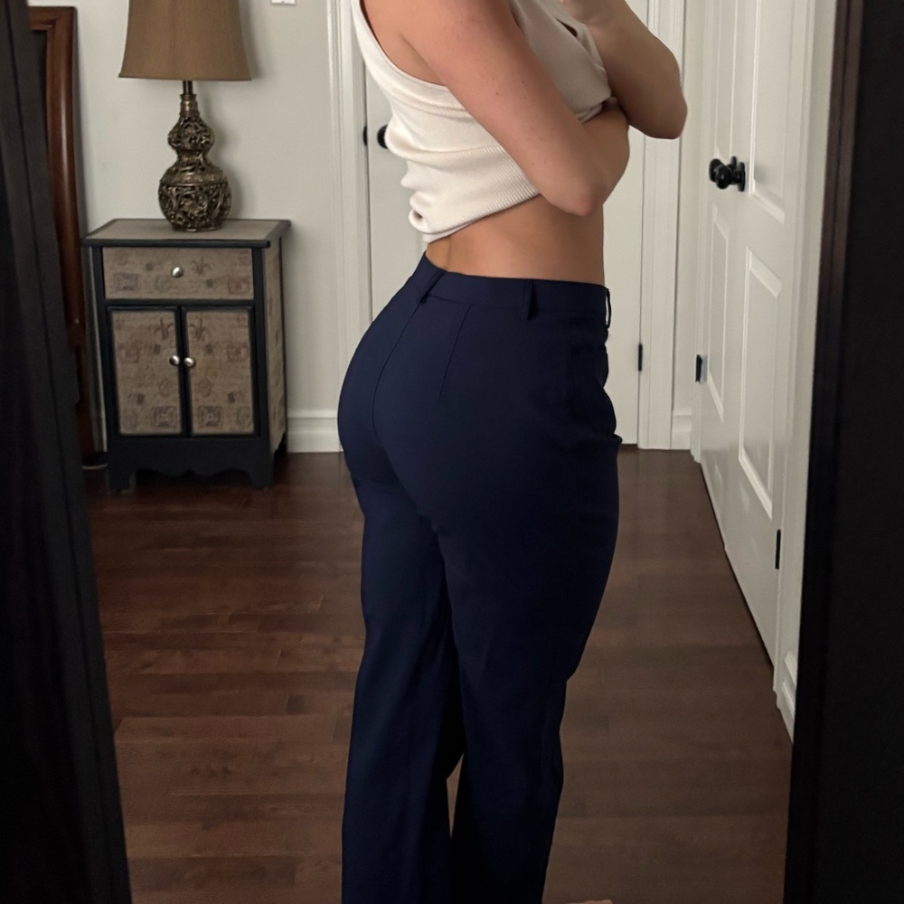 Navy Blue Dress Pants - Picture 4 of 12